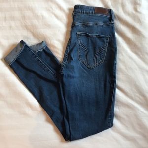Ultra high rise super skinny jeans